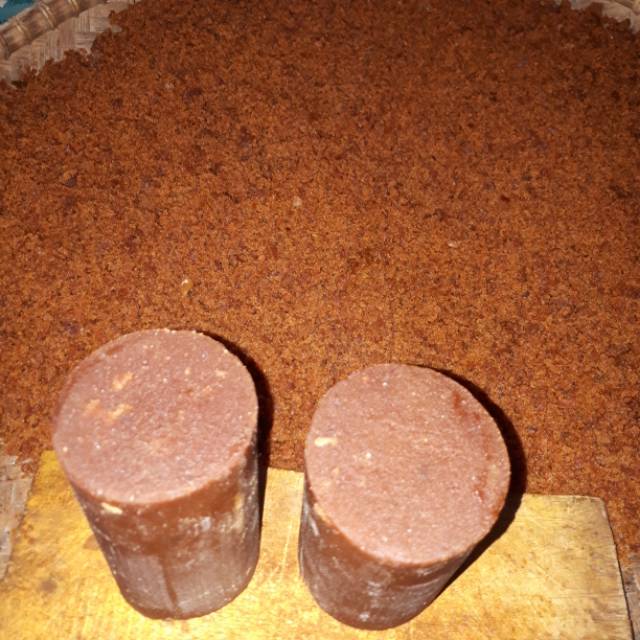 

Gula merah atau gula aren serbuk sudah kami iris lembut 1 kg