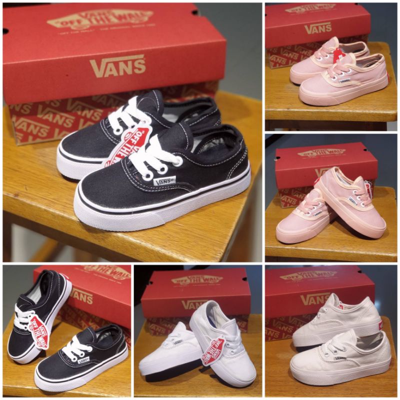 SEPATU ANAK VANS AUTHENTIC PREMIUM HIGH QUALITY PEACH SEPATU ANAK CEWEK