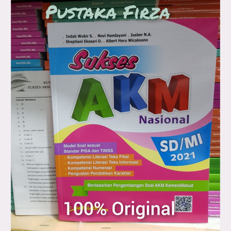 AKM Nasional + kunci jawaban SD/MI 2021 Yudhistira