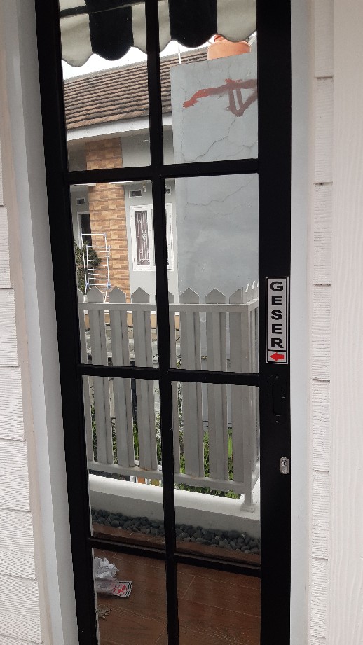 Sticker Geser Pintu Stiker Geser Kanan Kiri Pintu Sliding Luar Dalam