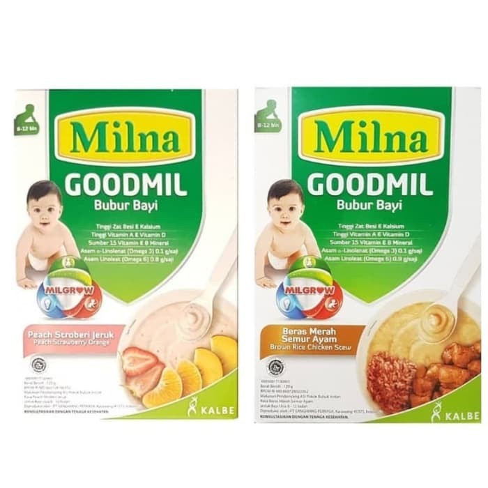 Milna GoodMil Bubur Bayi 8-12bulan 120gr