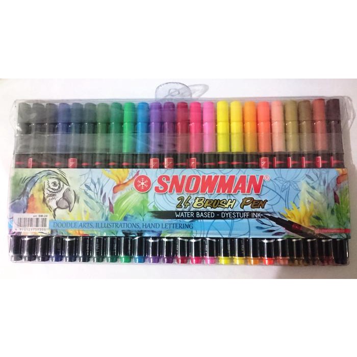 

Brush pen / Brushpen 24 warna Colour Snowman BM-24