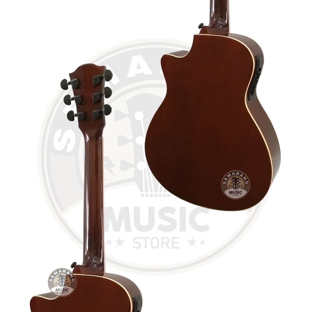 Gitar Akustik Elektrik ¾ Cole Clark Gitar 3/4