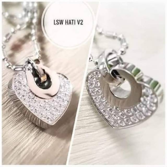 KALUNG KESEHATAN MCI LSW LOVE V2 VERSI 2 PENDANT HATI