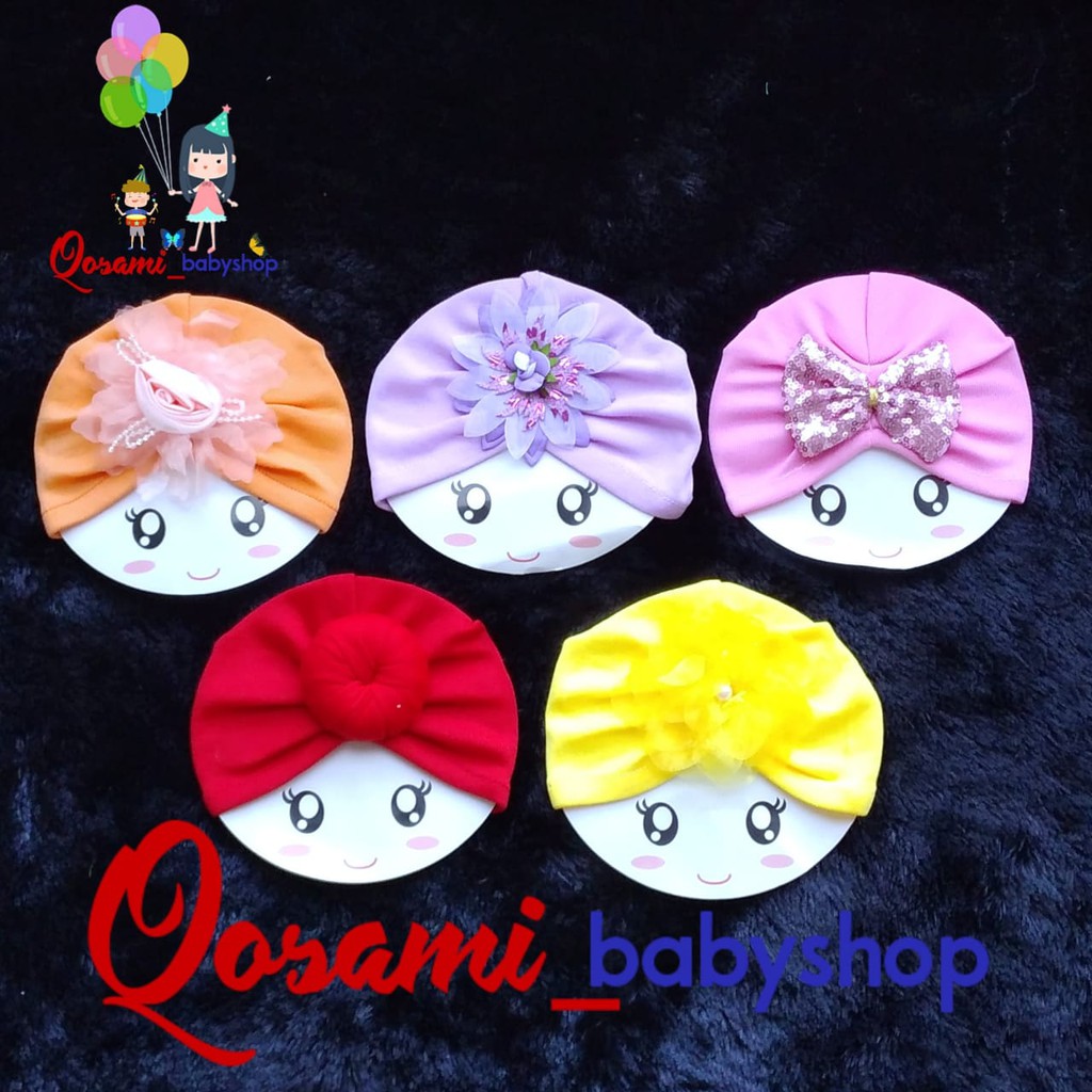 OKIYO Turban Bayi Cewek Newborn SNI