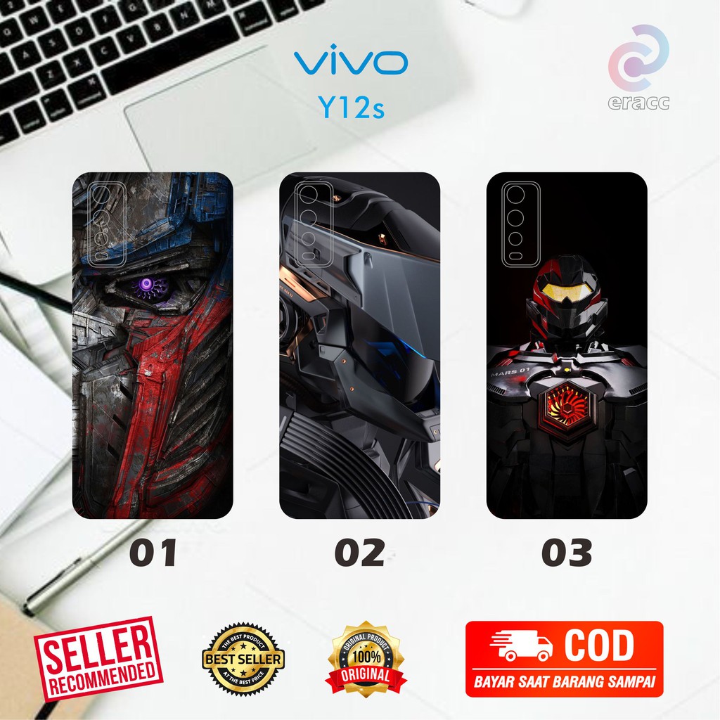 CUSTOM GARSKIN VIVO Y12 S 2pcs