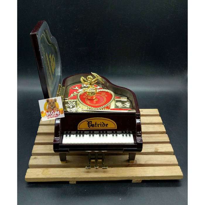 Kotak perhiasan Piano Astride / Kotak musik / Jewelry Music Box 9091