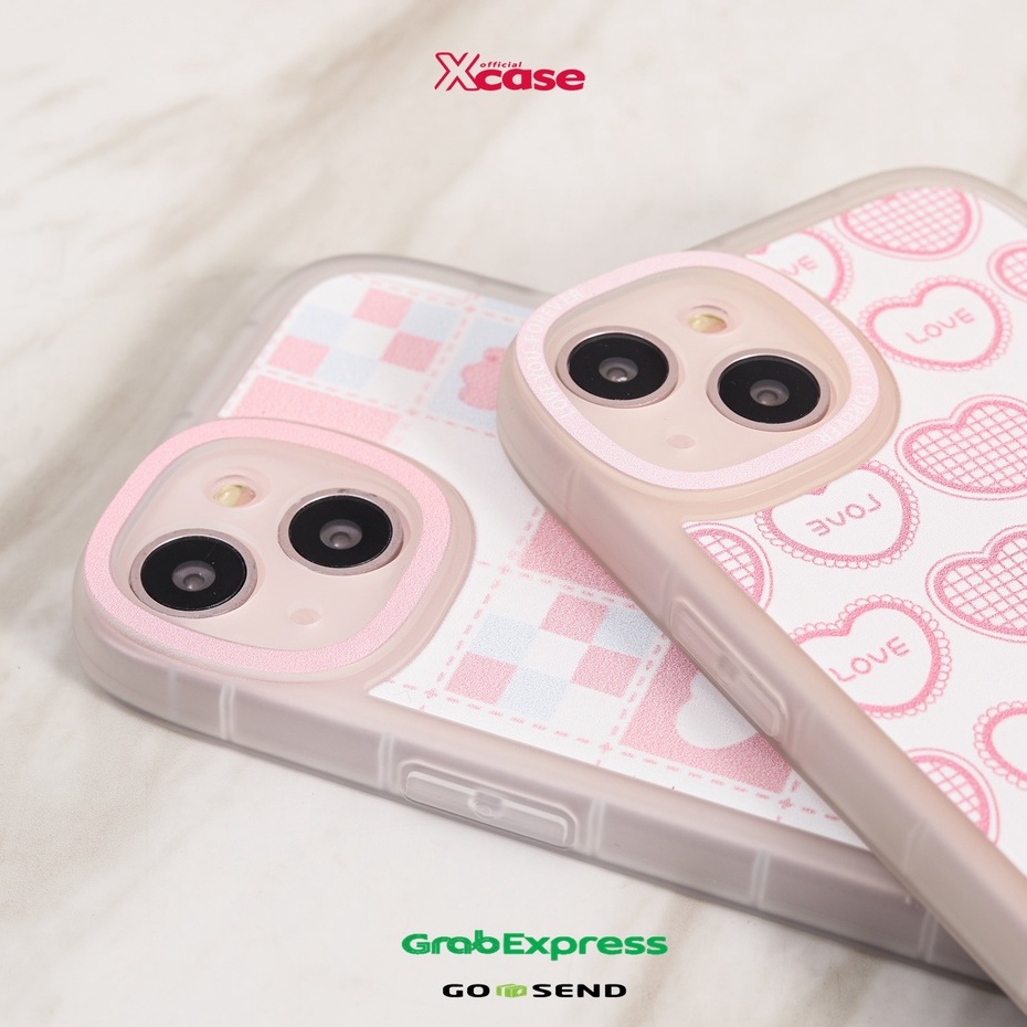 Soft Case Retro Love and Rubiks Flower Full Lens Cover iPhone 7 8 XR XS MAX 11 12 13 MINI PRO MAX