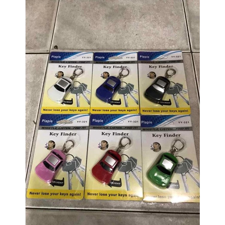 Gantungan Kunci Siul model mobil Key Finder Car LED aksesoris souvenir koleksi pajangan