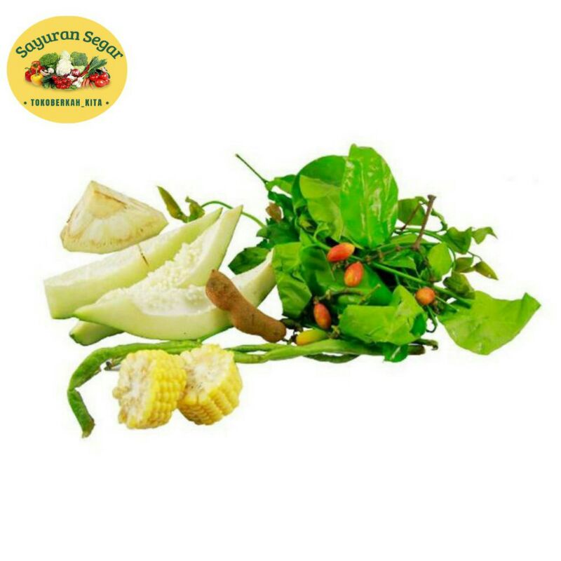 

sayur asem komplit