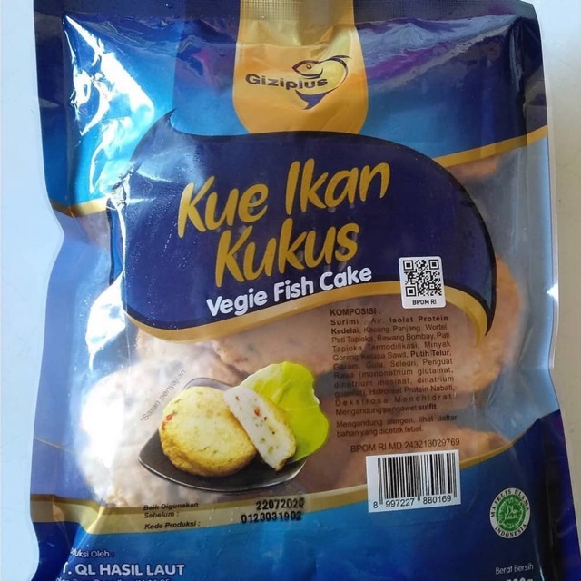 

GiziPlus Vegie Fish Cake 500 gr