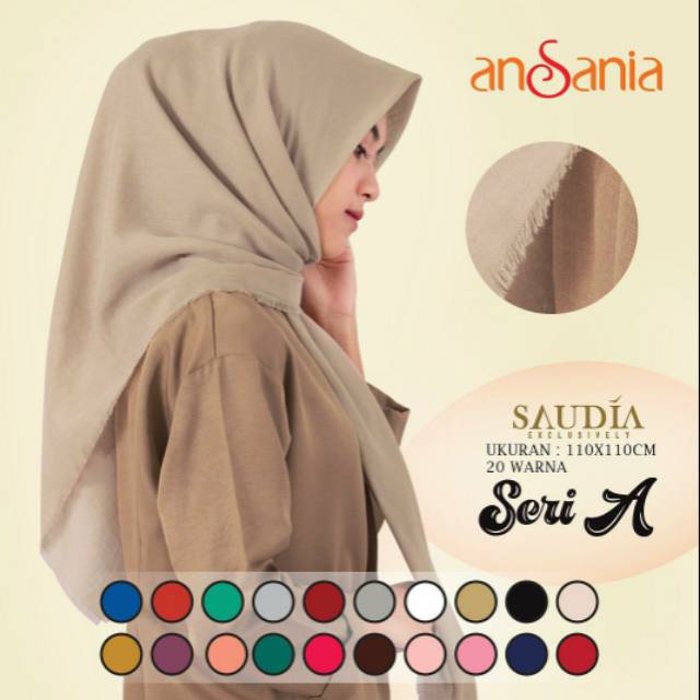 Jilbab Segiempat Saudia Ansania