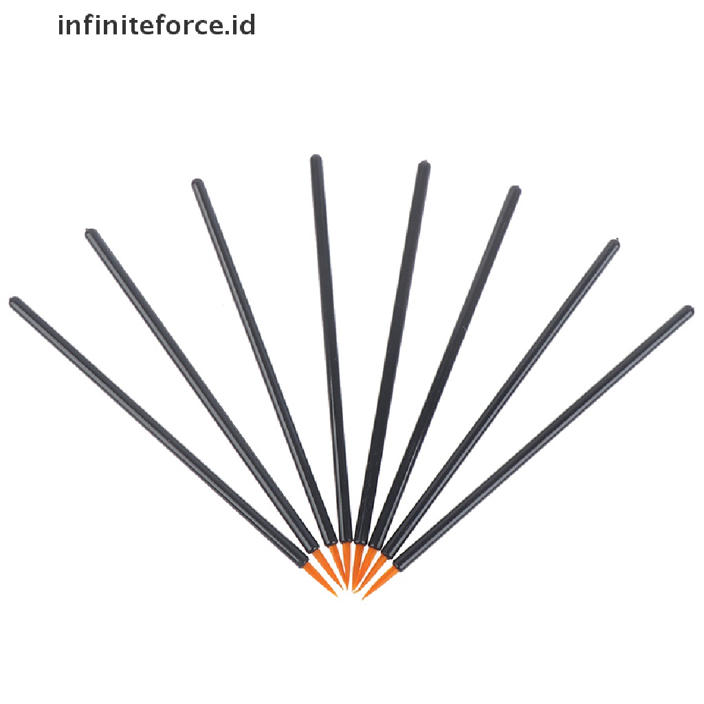 (Infiniteforce.Id) 50pcs / Set Brush Eyeliner Sekali Pakai Untuk Makeup / Kosmetik Wanita