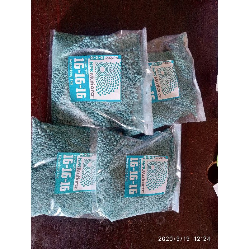 pupuk mutiara biru kemasan 250gr