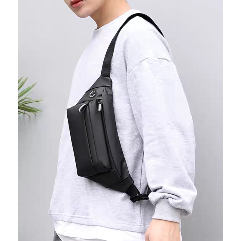 TASHAPPY CR7511 tas WAISTBAG Pria Stylish import model korea supplier tas import JT8806 BQ3547