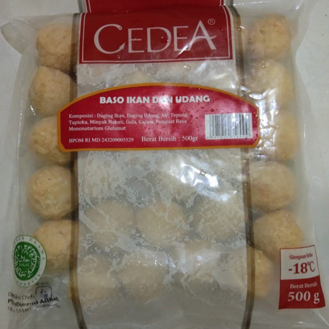 

BASO IKAN DAN UDANG CEDEA 500gr ~ 100% ORIGINAL