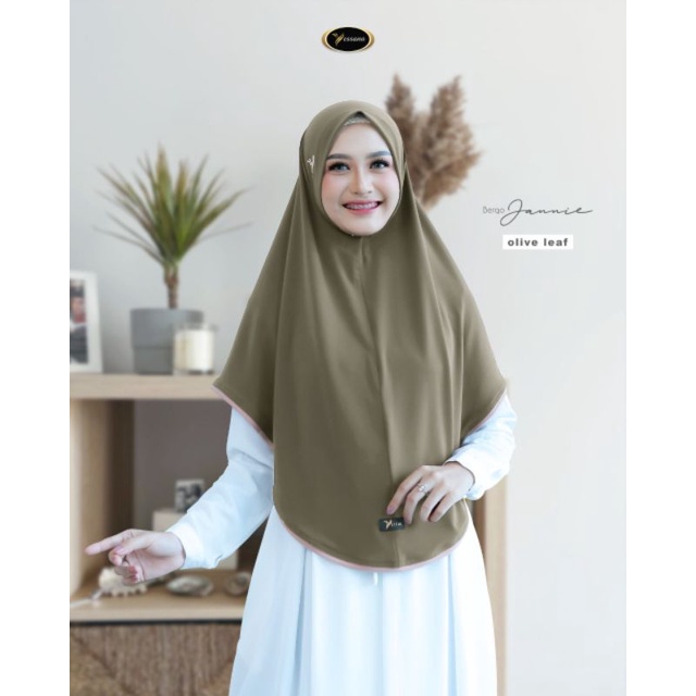 JILBAB DEWASA / BERGO INSTAN JANNIE YESSANA-Oliv