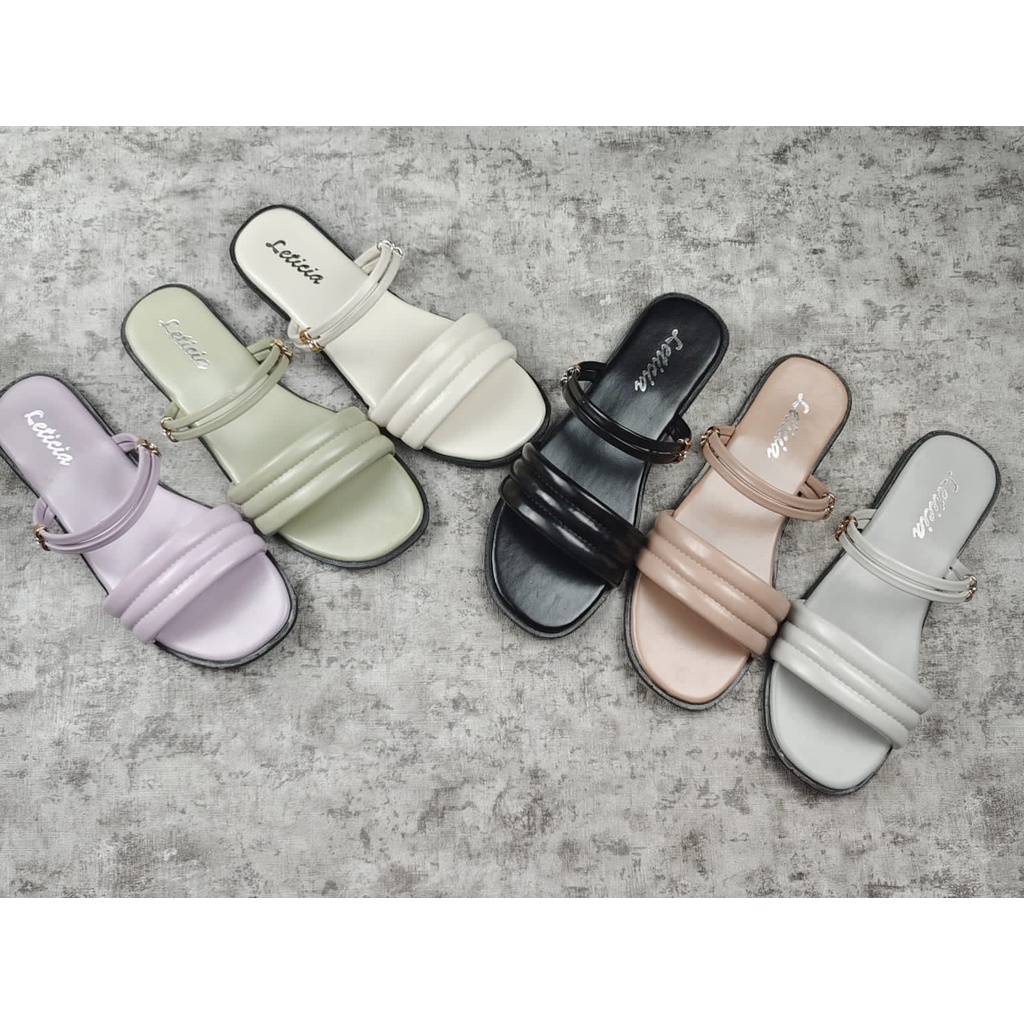 Leony - TIKA Sandal Flat Wanita