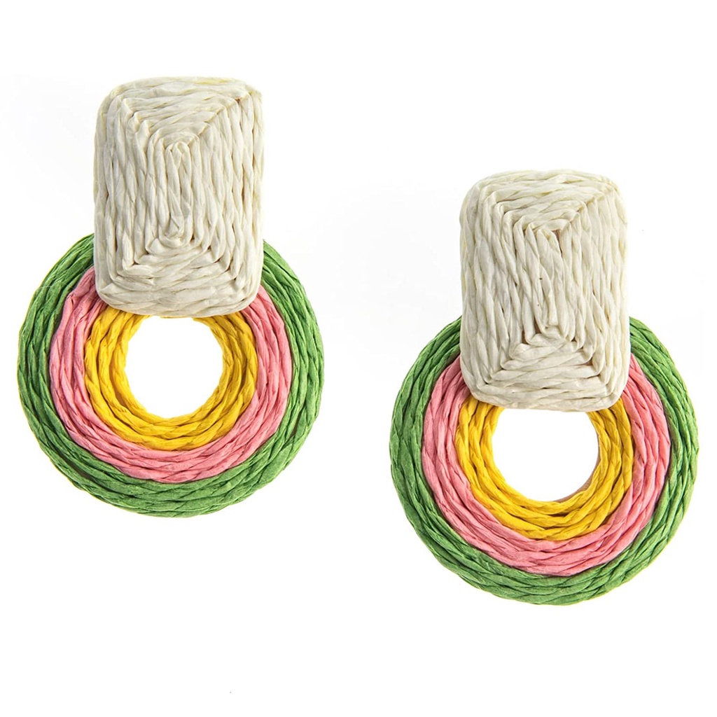 Anting Tusuk Gantung Desain Bungakupukupu Handmade Untuk Wanita