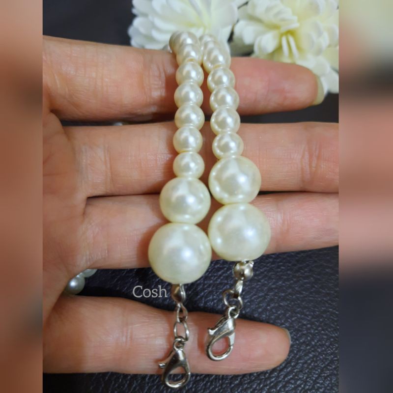 Strap masker pearl gantungan masker strap mask korea kalung masker mutiara