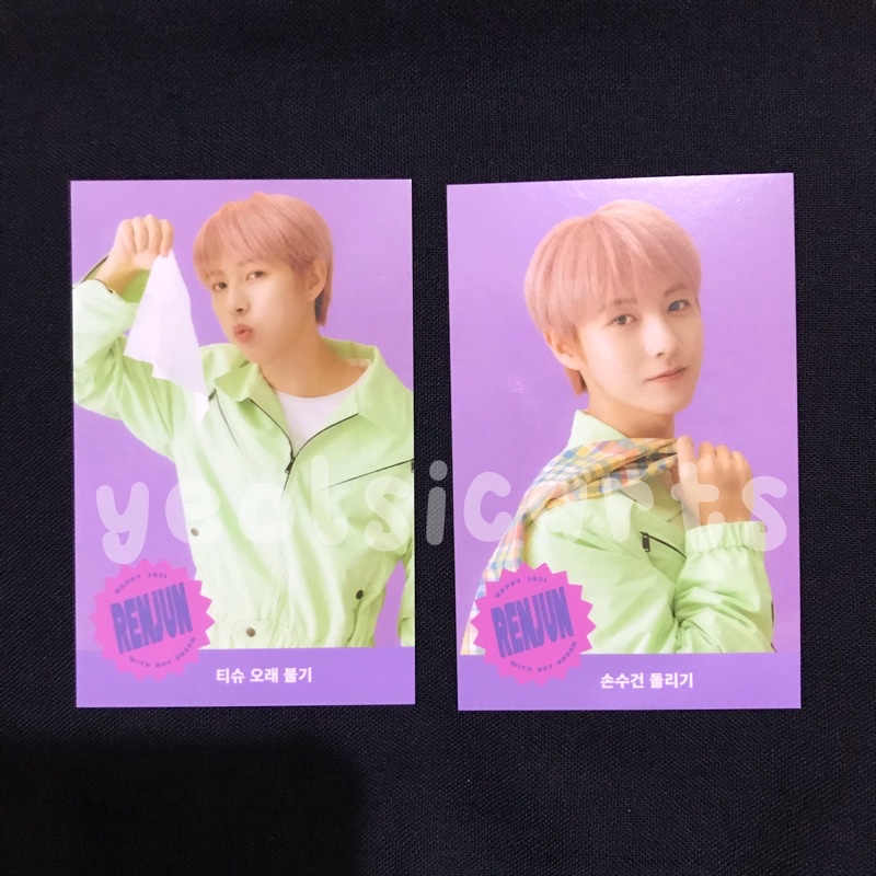 game card sg21 renjun - nct dream