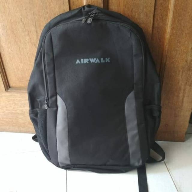 Tas Sekolah / Kuliah / Kerja Airwalk Backpack Black 100% ORIGINAL