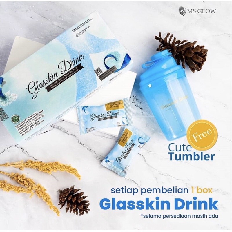 Beauty drink ms glow / glasskin drink / gluthation serbuk msglow / whitening booster