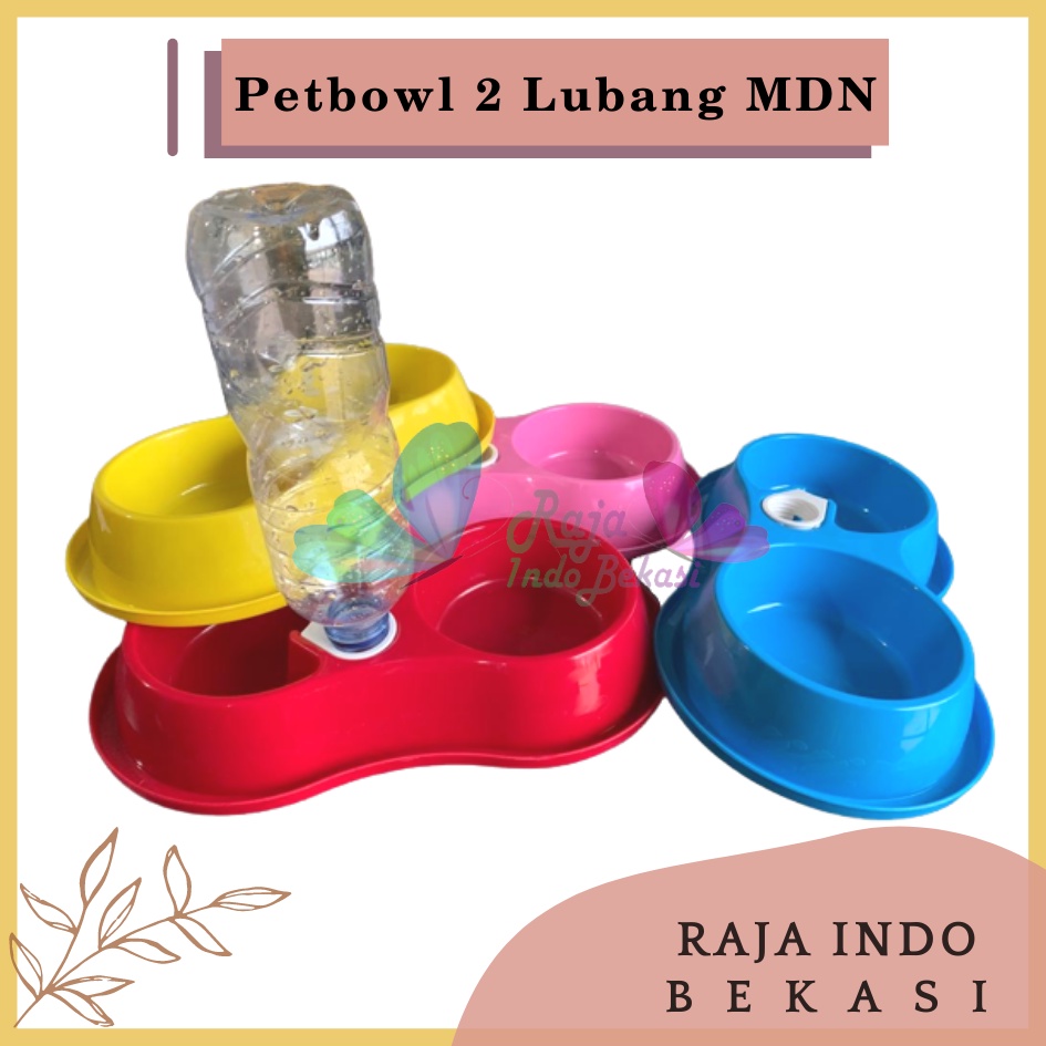 Pet Bowl Double MDN Anti Semut Tempat Makan Minum Anjing Kucing Kelinci Hewan Peliharaan Mangkuk Mangkok Cepuk Wadah Pakan Hewan Dispenser Stainless Ceramic Gantung Stand Kayu mangkuk double hewan peliharaan anti licin anti semut 2 in 1 kotak makanan