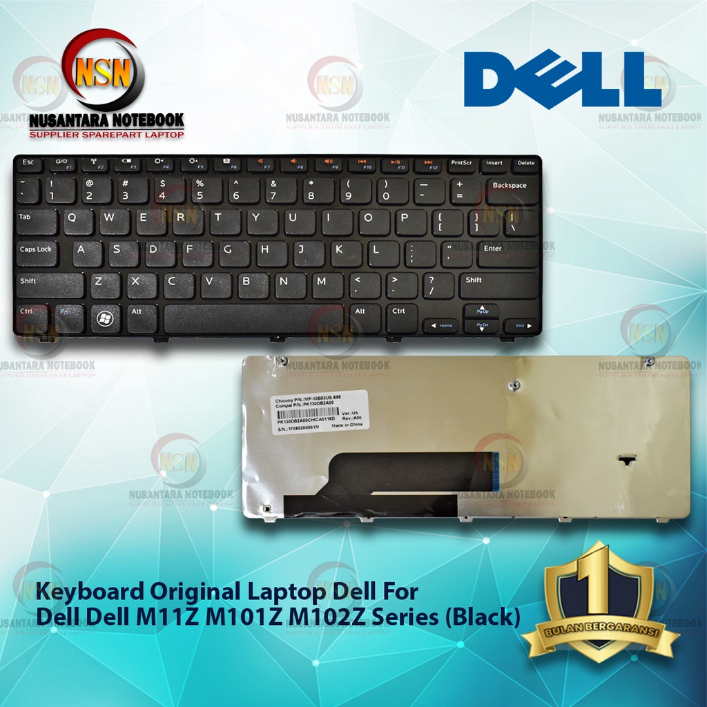 Keyboard Original Laptop Dell M11Z M101Z M102Z Series