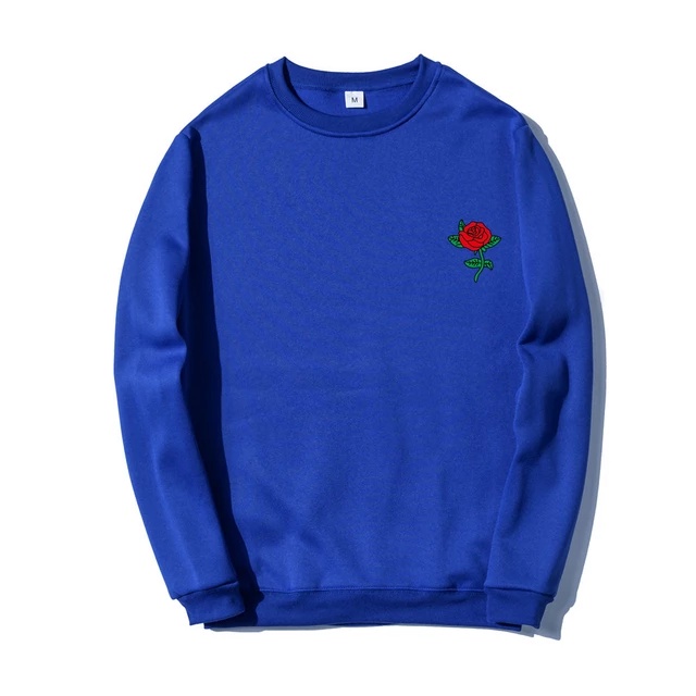 Flower Basic Sweater II Flower Sweater Crewneck II Sweatshirt Sz M - XL ( Pria &amp; Wanita / Anak &amp; Dewasa )