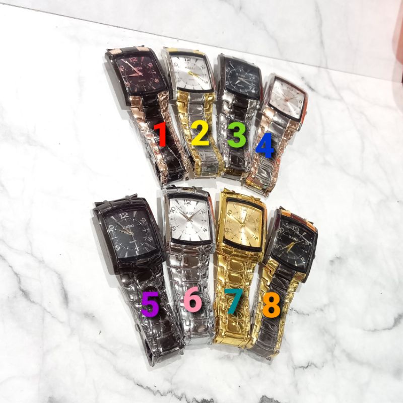 (Toko Ricoh) Jam Tangan Pria Rado Segi Rantai