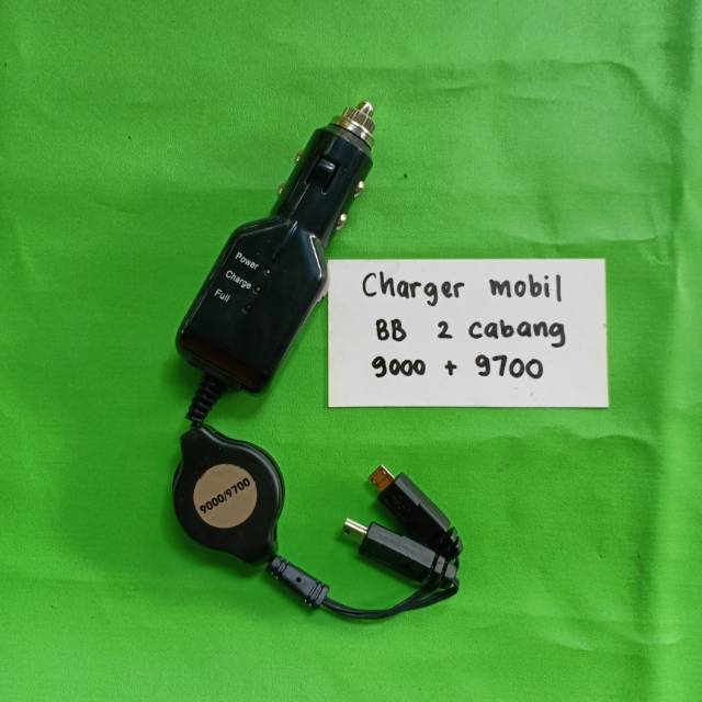 Charger mobil BB 2 cabang 8520 dan 9000 saver BlackBerry cager mobil casan mobil