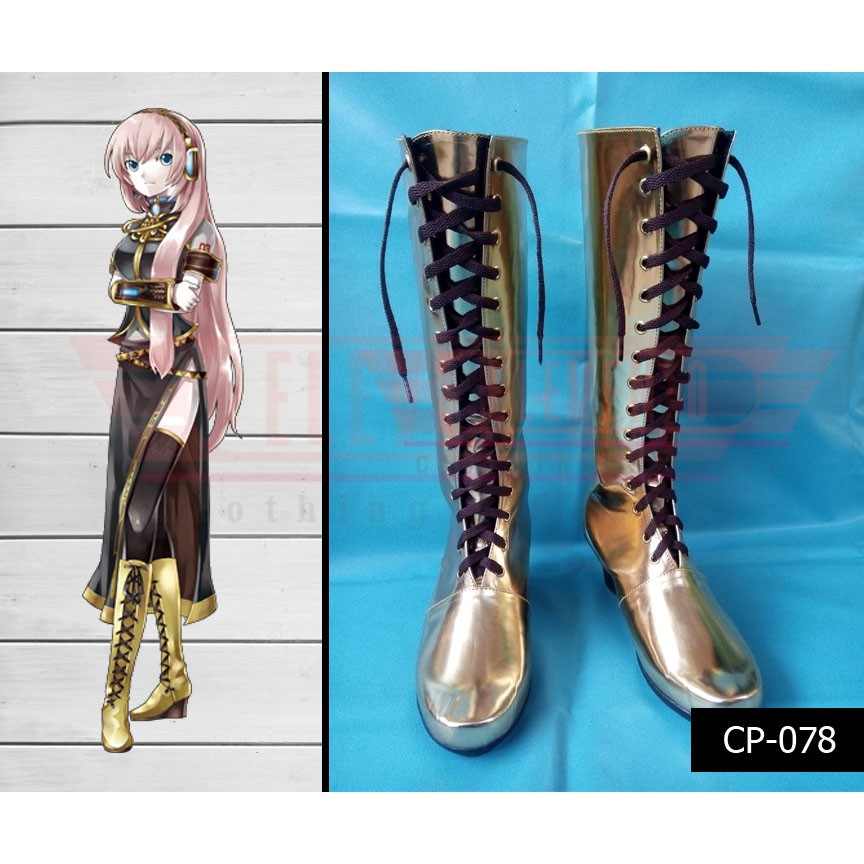Sepatu Cosplay Vocaloid Megurine Luka