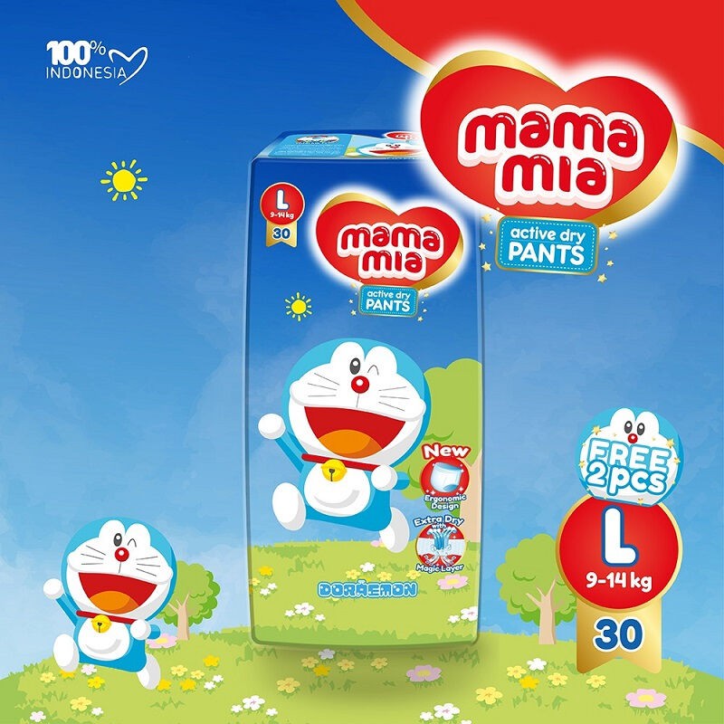 MAMAMIA Popok Pants - M34 L30 XL26