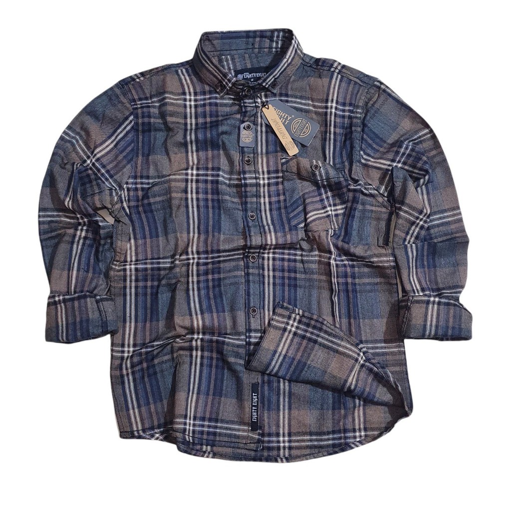 TERMURAH   BRILL EIGHTY EIGHT FLANEL |KEMEJA FLANEL  BRILL EIGHTY EIGHT PREMIUM #55