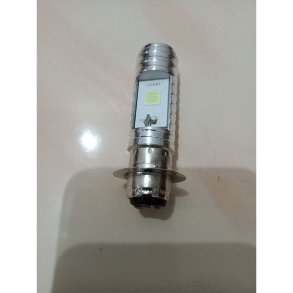 lampu depan motor led putih & ice blue lampu 2 sisi H6 arus Ac DC universal