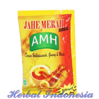 Image of Instan Jahe Merah AMH Amanah Super (+ Habbatussauda, ginseng dan madu)