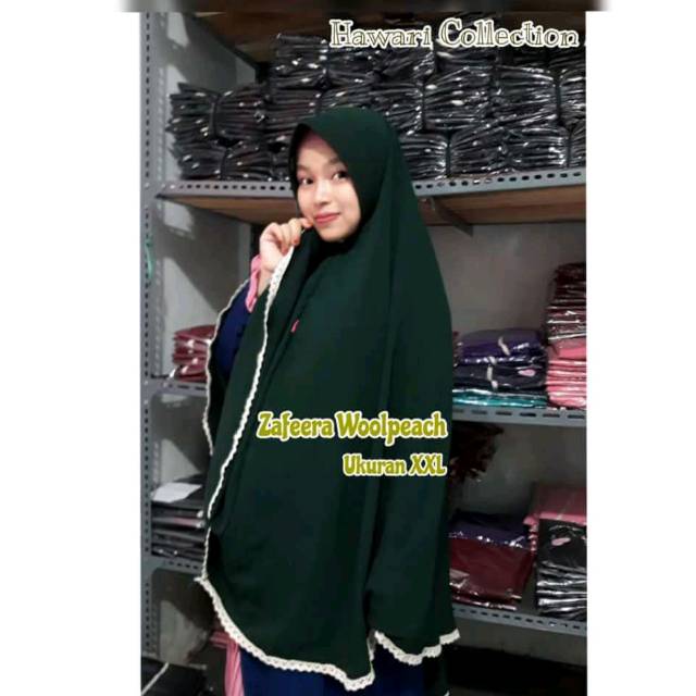 Khimar Zafeera Wolvis size XXL by HAWARI