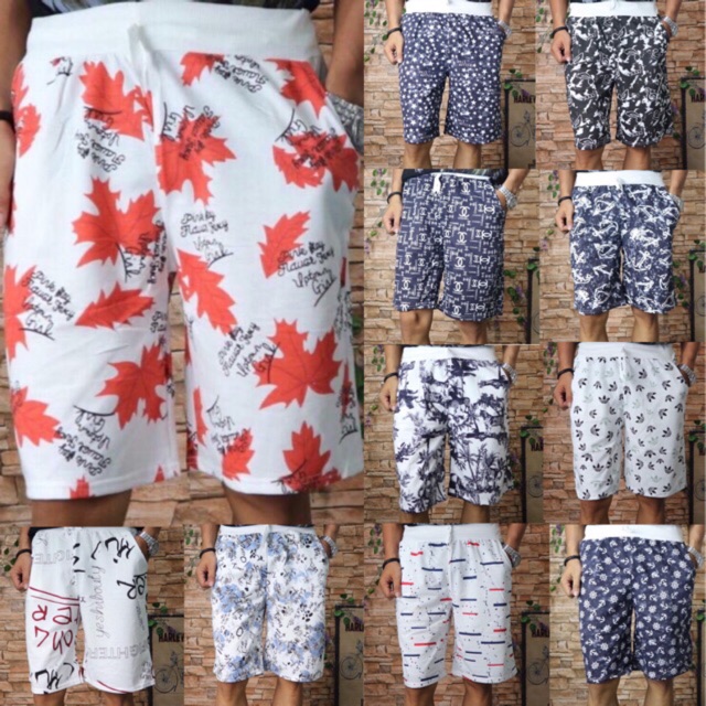 COD Bayar ditempat Celana santai pria celana gym celana joging celana 3/4 pria surfing distro