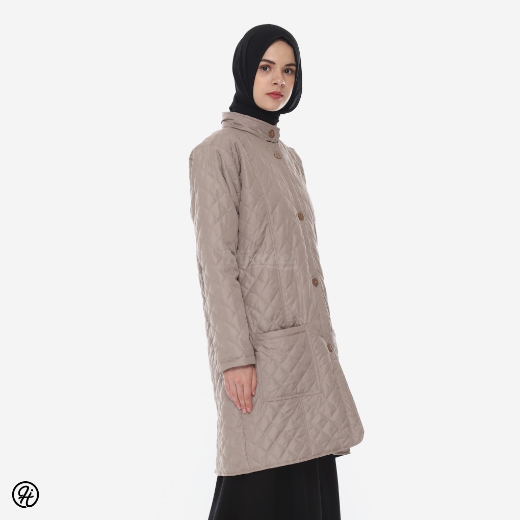 HIJACKET® ORIGINAL BELVA CREAM JAKET WANITA JAKET MUSLIMAH HIJABER PERTAMA DI INDONESIA-1