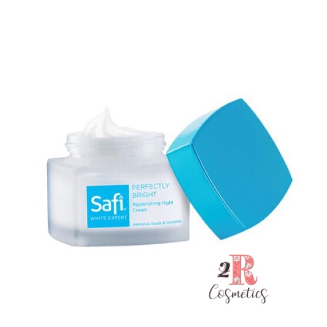 Safi White Expert Replenishing Night Cream Tersedia 25g dan 45g