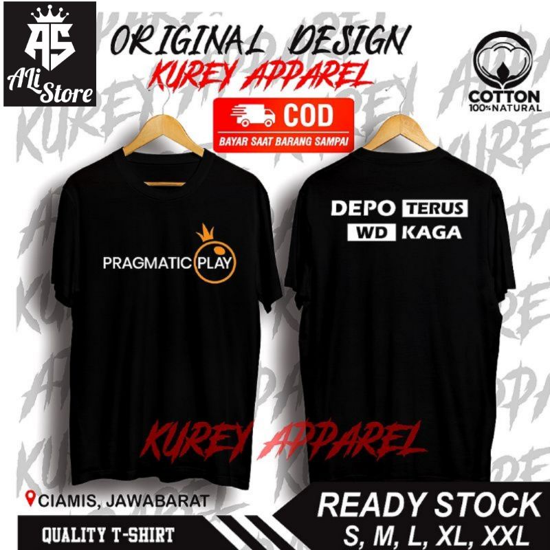 KAOS BAJU PRAGMATIC, DEPO TERUS WD KAGA