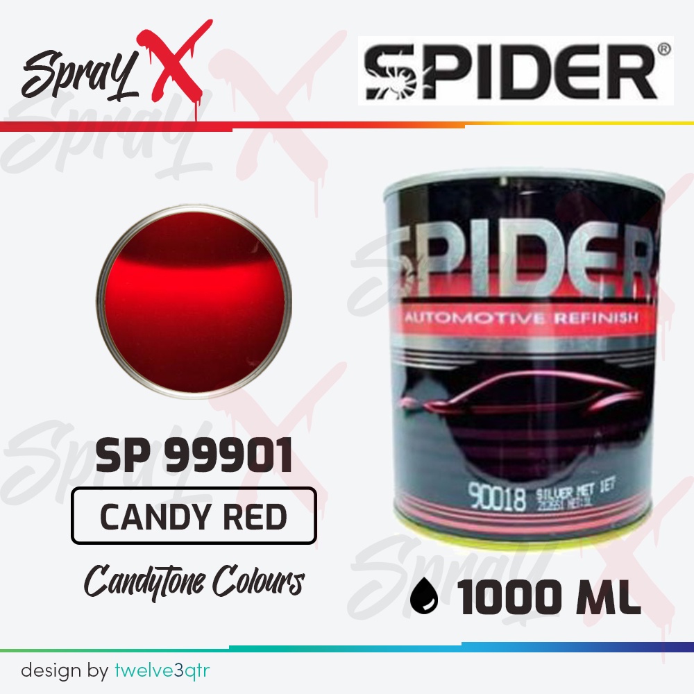 SPIDER CANDY TONE RED SP 99901 1 LITER / CAT DUCO