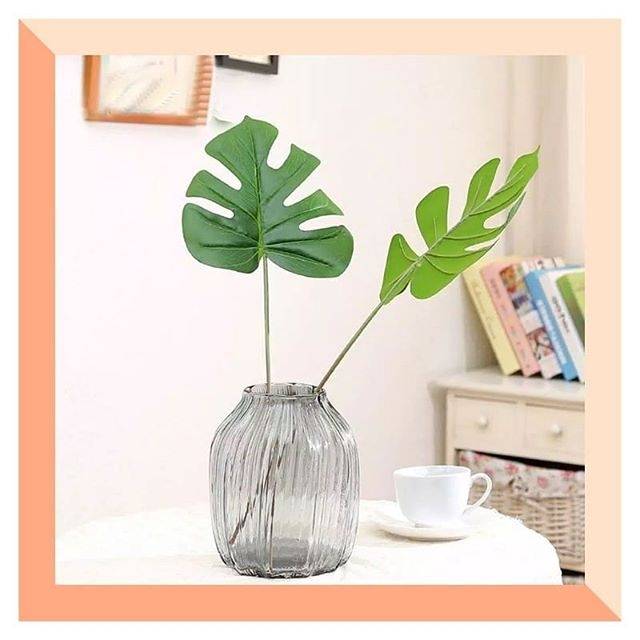 Daun Monstera artificial tebal dan tinggi/ monstera latex/ monstera palsu/daun monstera besar