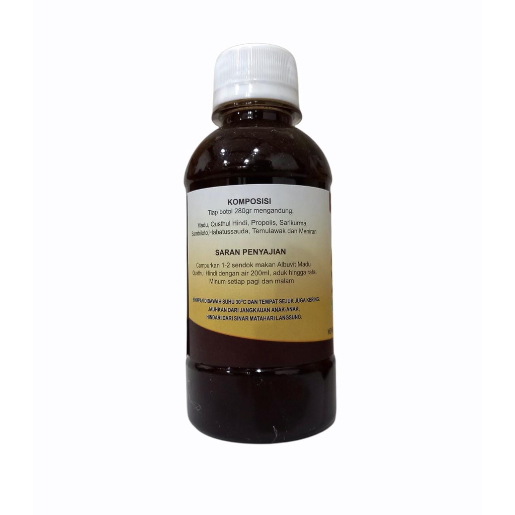 Madu Qusthul Qustul Hindi 7 In 1 Mix  Albuvit Plus Propolis &amp; Habbatussauda