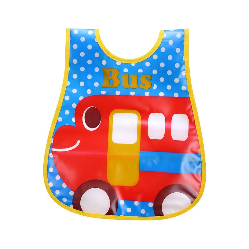 MumyStation Celemek Bayi / Bibs / Slabber / Tatak iler / Slaber EVA WATERPROOF-Bus
