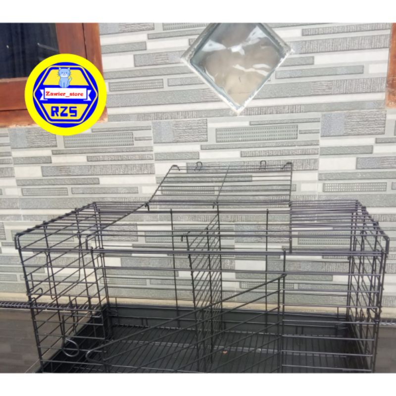 KANDANG KELINCI GALVANIS MURAH ANTI KARAT UKURAN 55X30X35-4