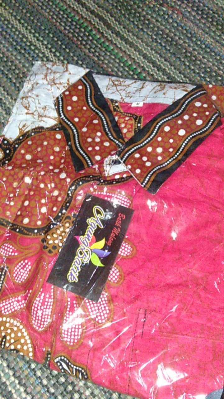 Obral Hem Batik Sogan Seragam Murah