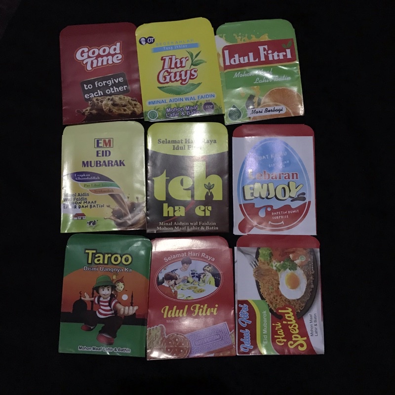 

AMPLOP LEBARAN KEKINIAN PER PCS