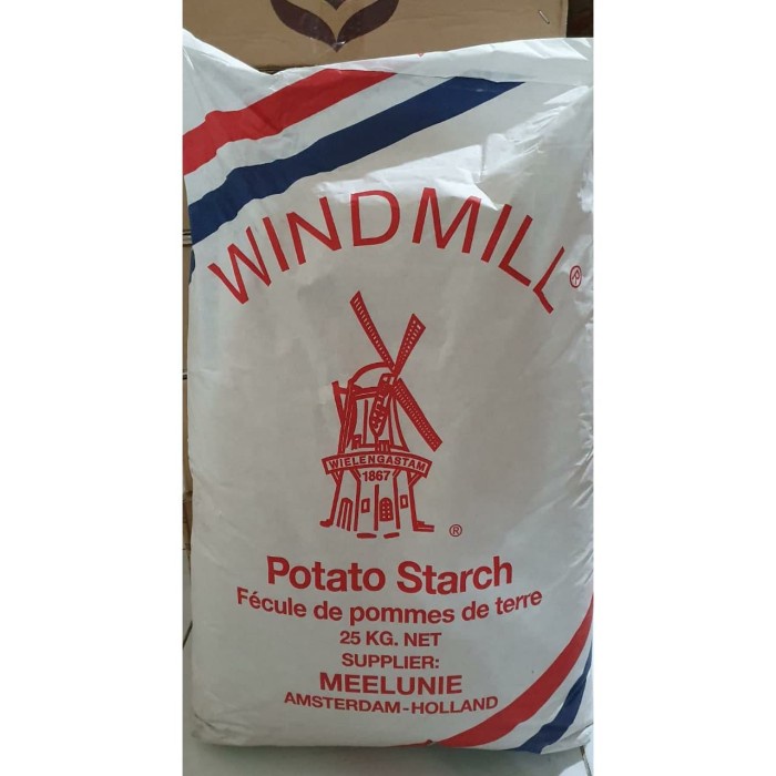 

PROMO [COD] Tepung Kentang / Potato Starch Windmill Repack 1kg ( Asli Import )